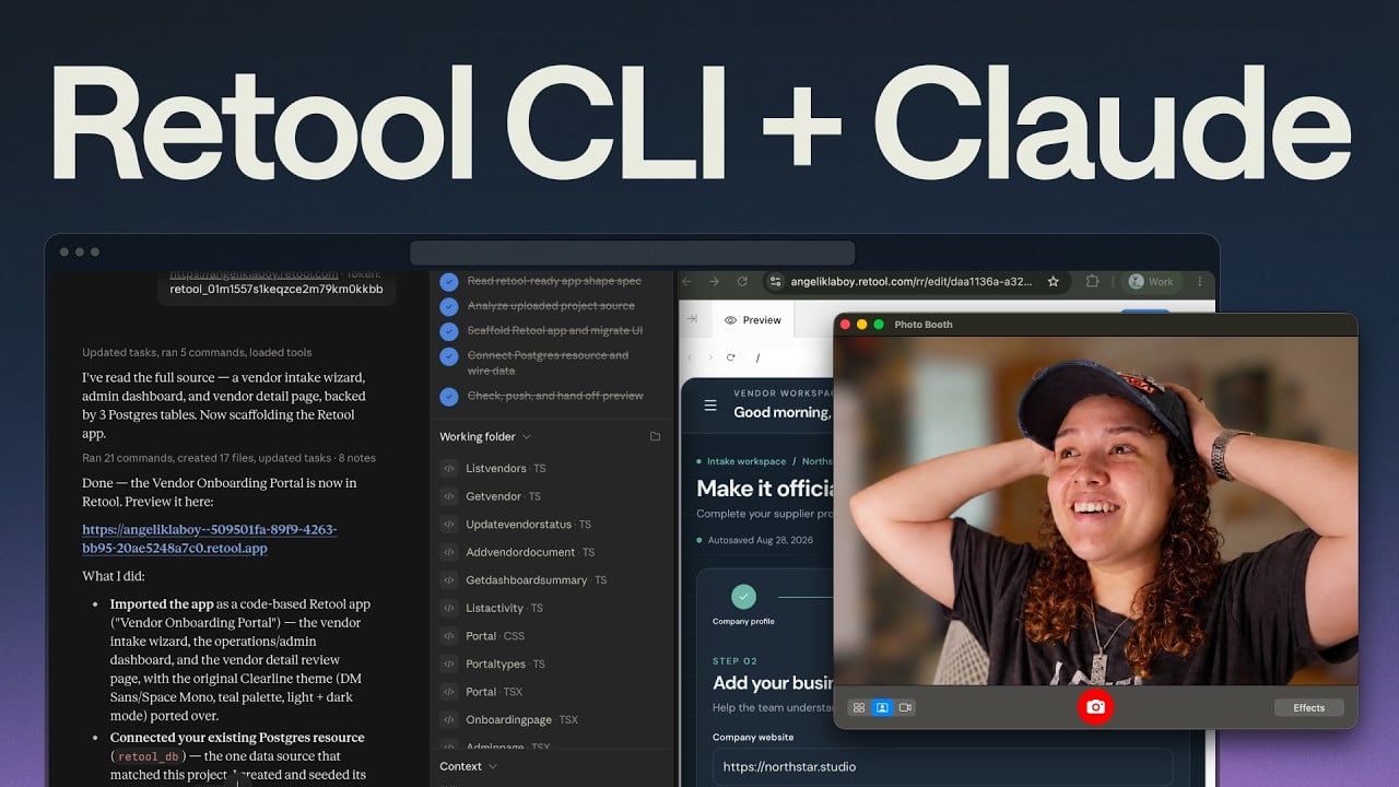 Deploy Your Vibe Coded App to Production with Retool CLI & Claude
